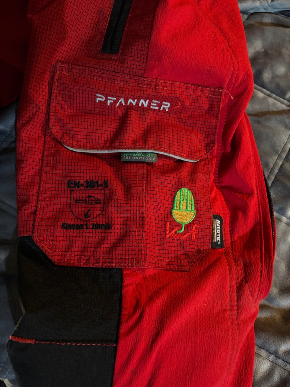 Men's Red Work Pants